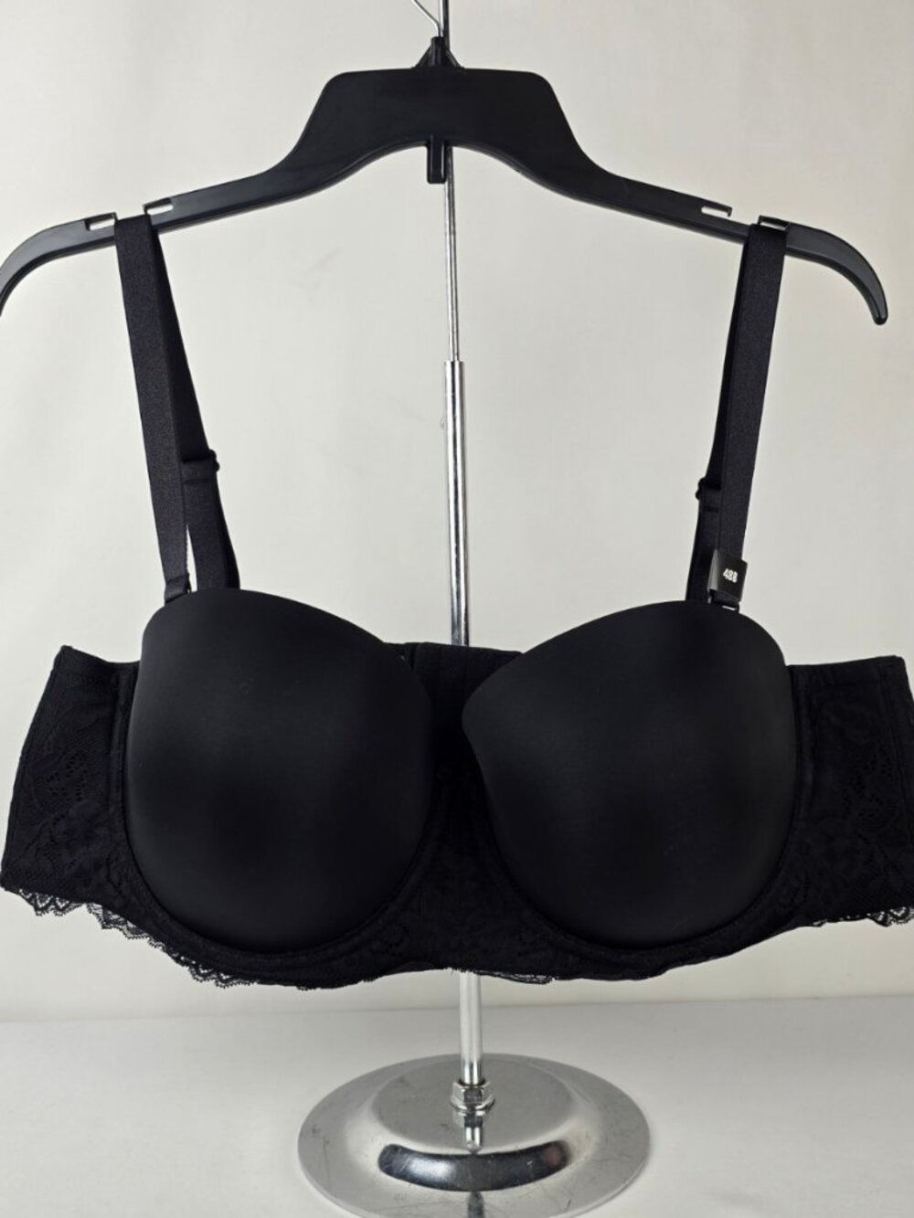 NWT Torrid Curve 48B Black Multiway Strapless Lace Bra